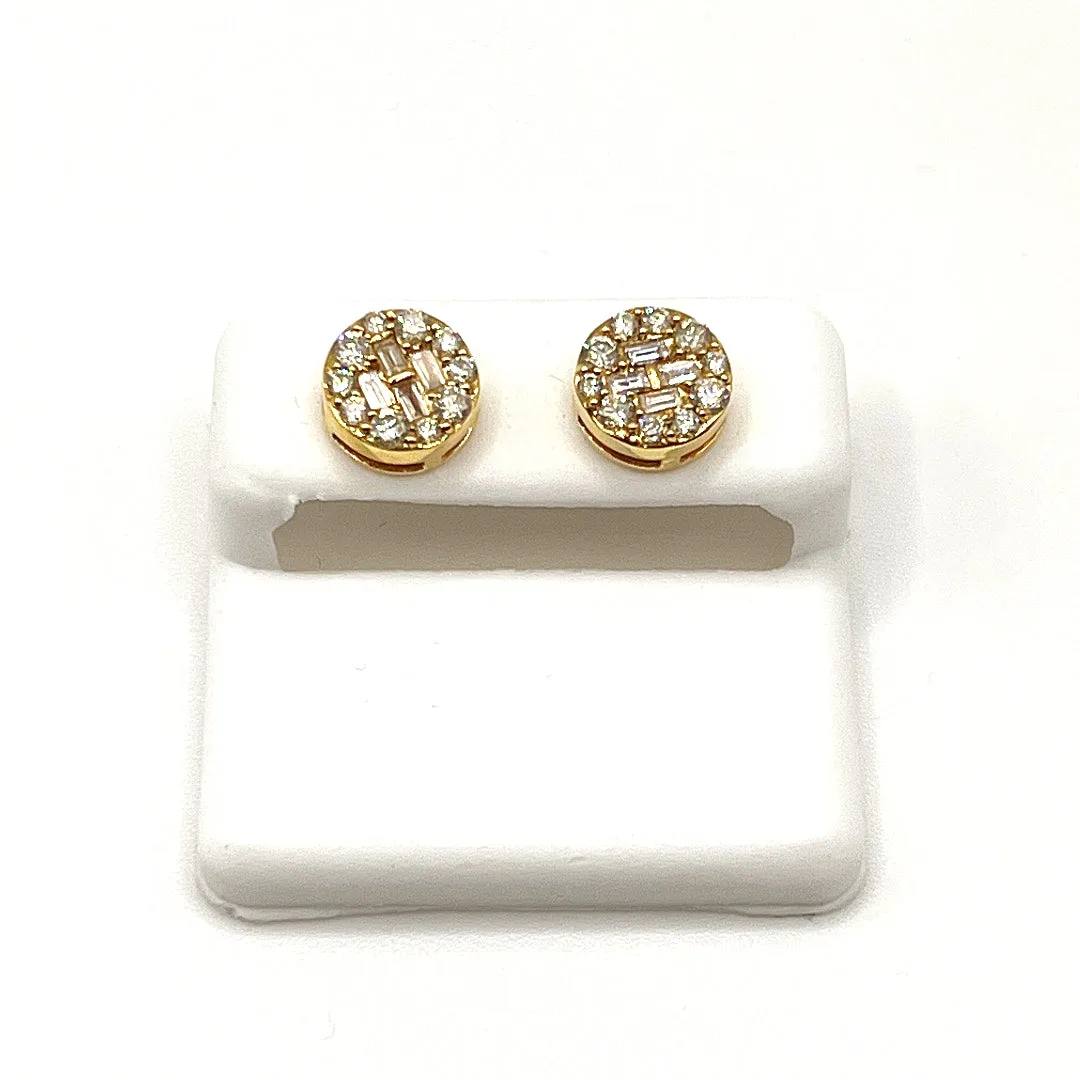 10KT DIAMOND EARRINGS
