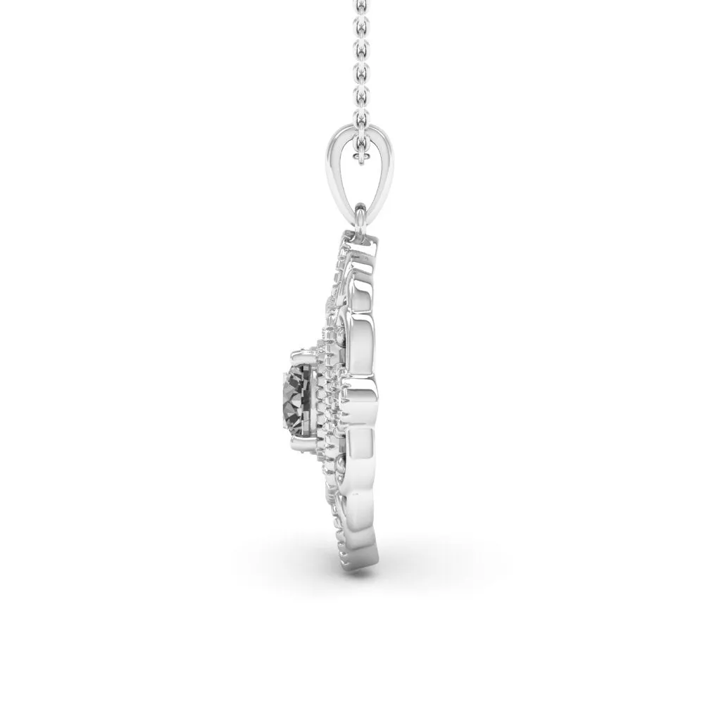 1.36 d.e.w cts Charlotte Moissanite Necklace
