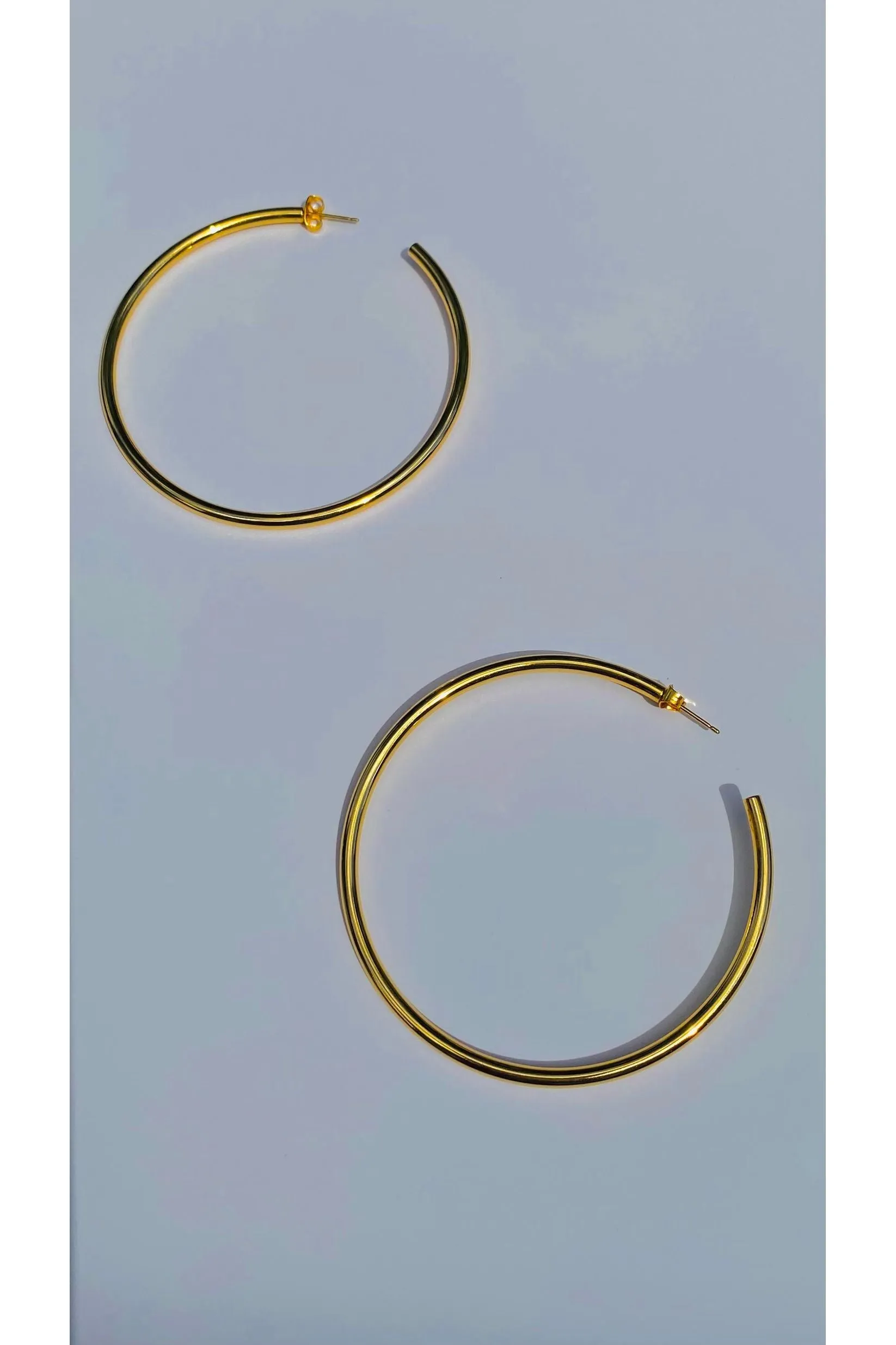 14 karat Gold Dipped Hoop Earring