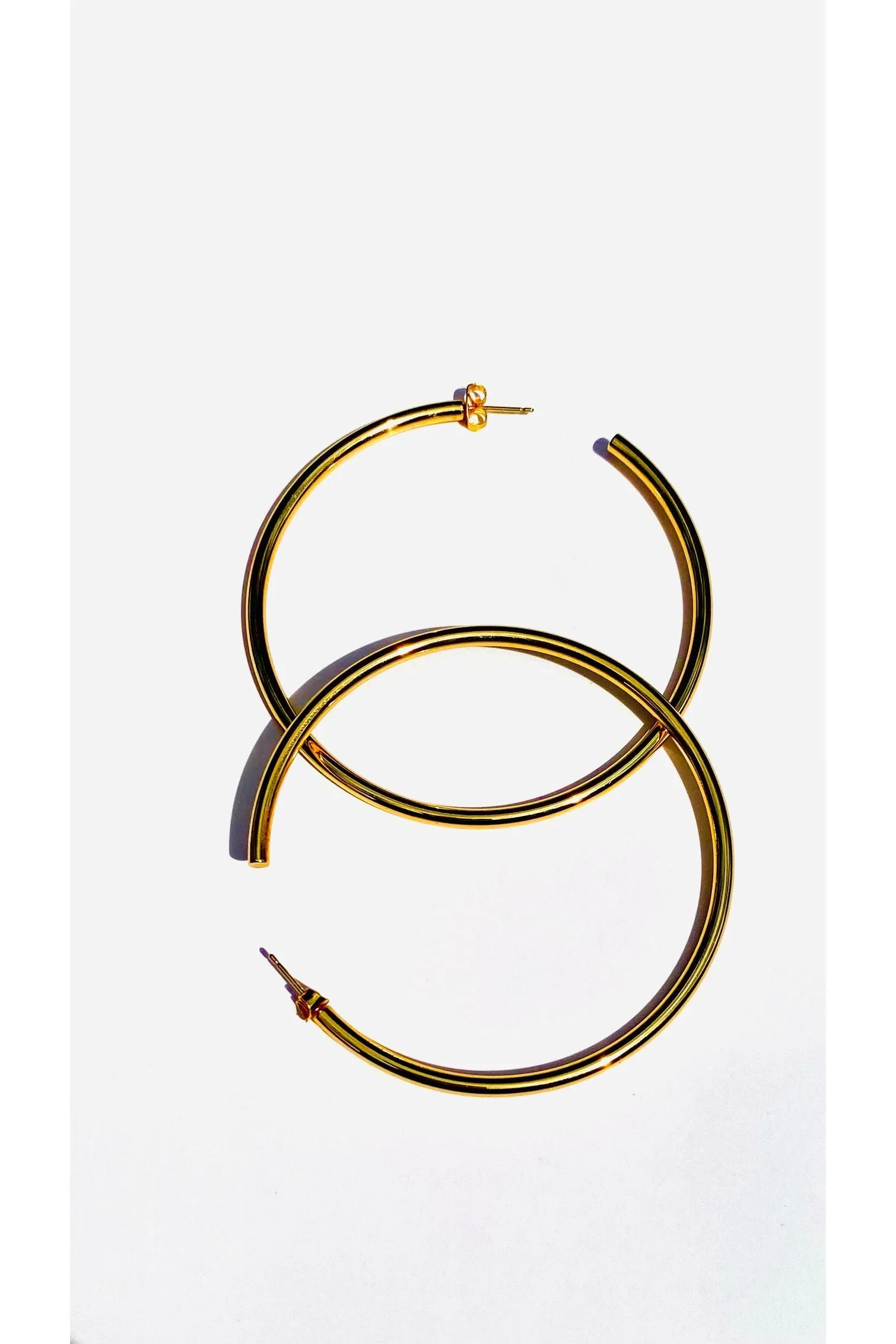 14 karat Gold Dipped Hoop Earring