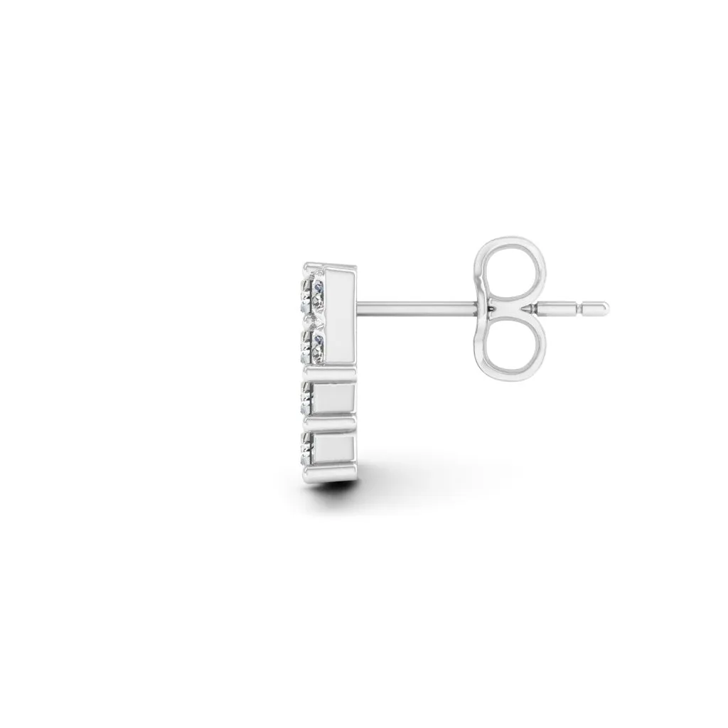 1.44 d.e.w cts Esther Moissanite Stud Earrings