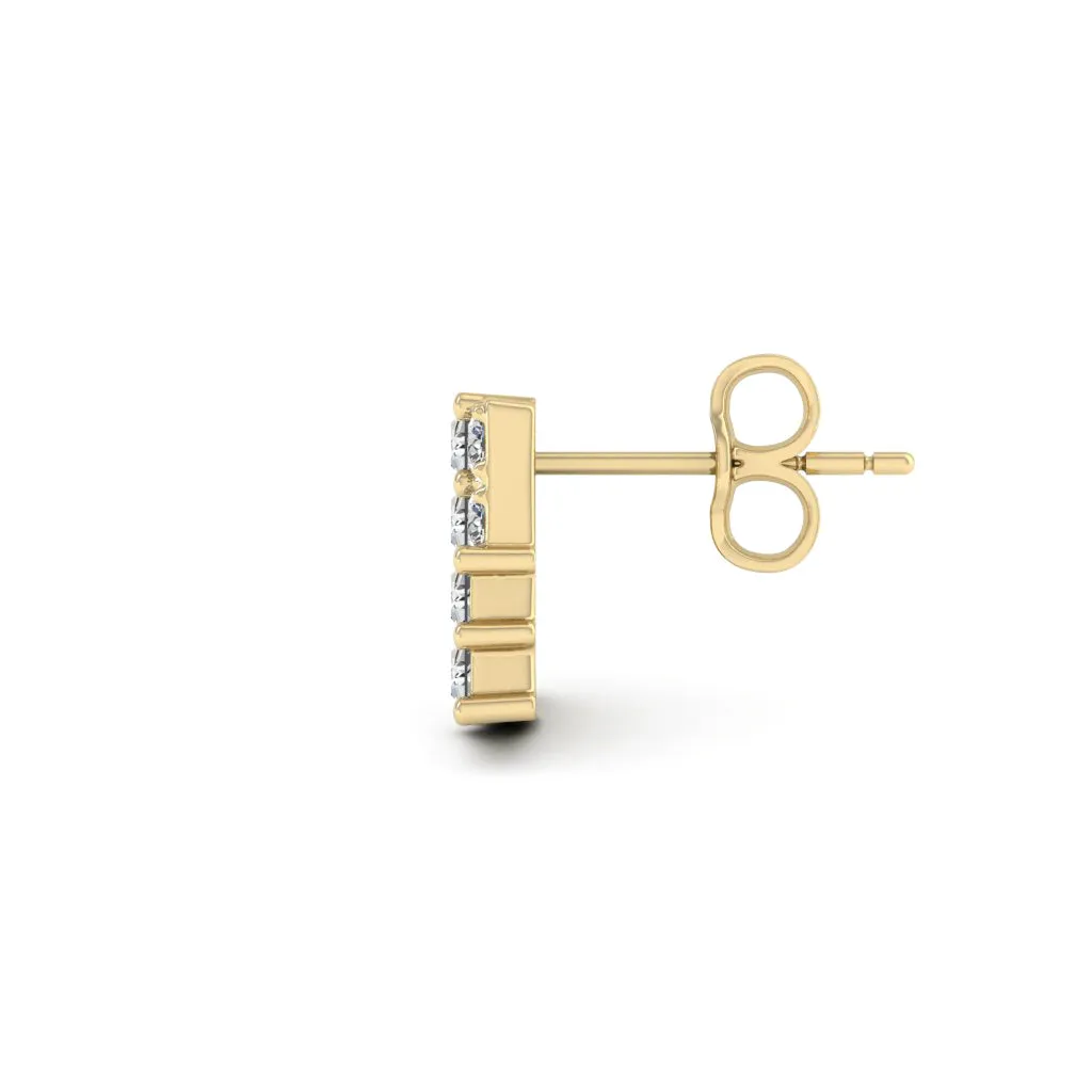 1.44 d.e.w cts Esther Moissanite Stud Earrings