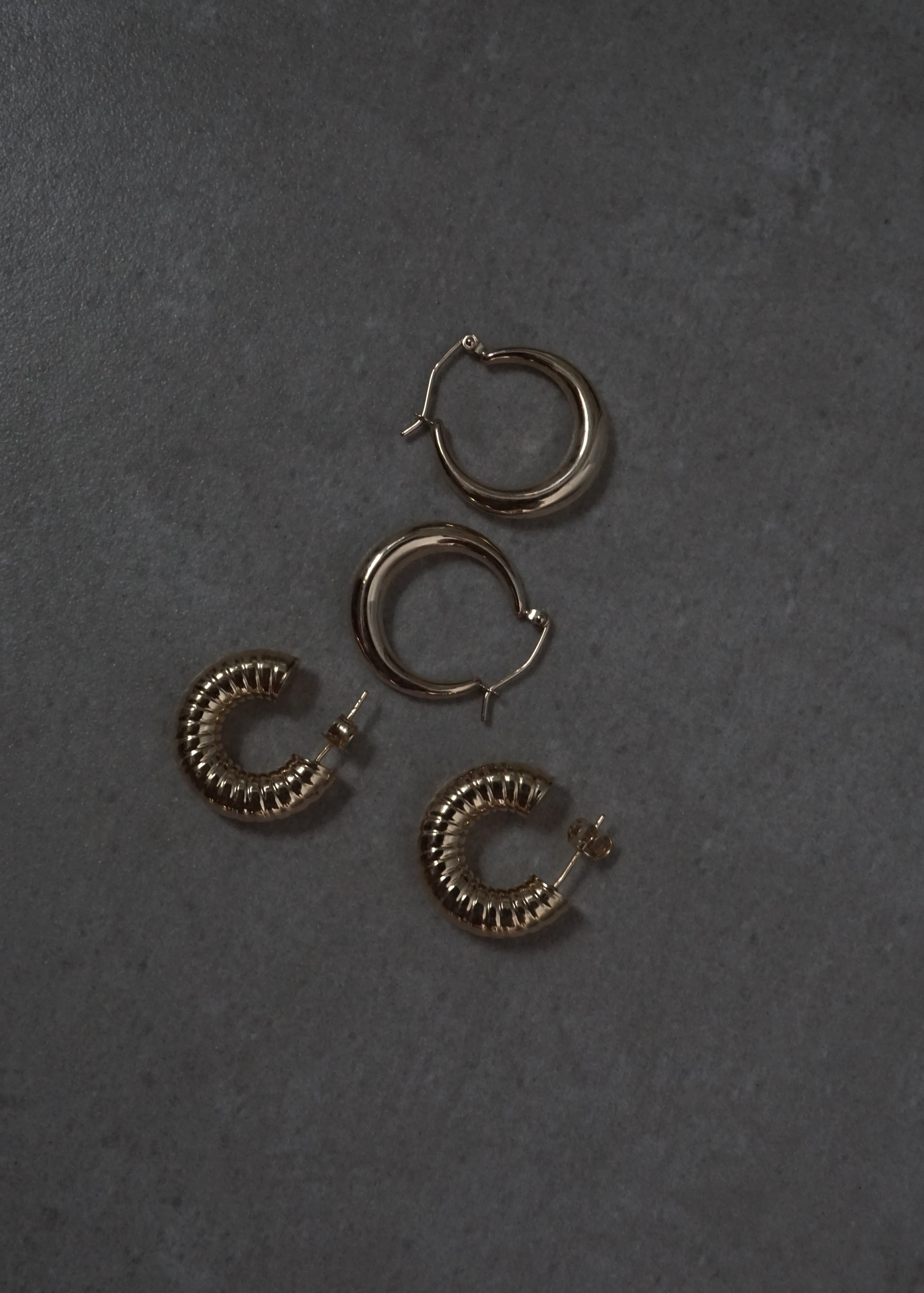 14k Gold Cobra Cuff Hoops