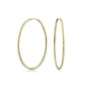 14k Gold Filled Hoops 13/16 inch Diameter