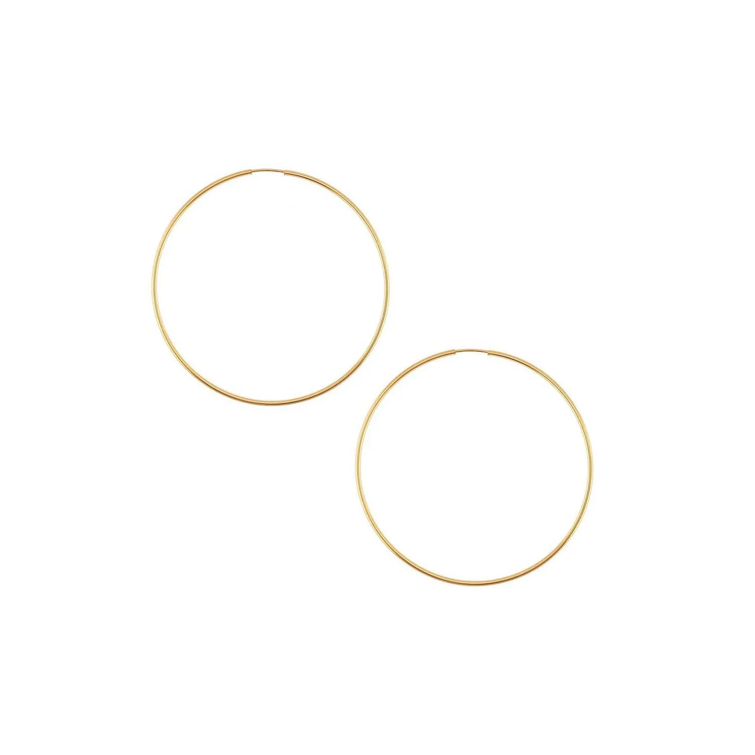 14k Gold Filled Hoops 13/16 inch Diameter