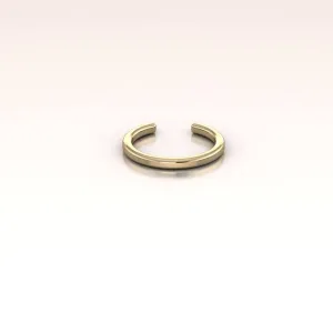 14K Gold Plain Ear Cuff