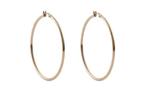 1.96" GOLD VALENTANO HOOP EARRING