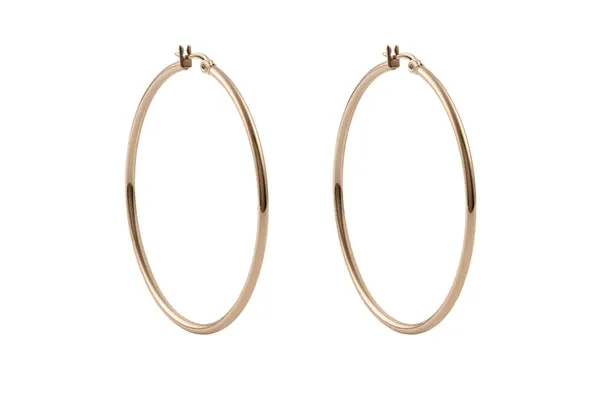 1.96" GOLD VALENTANO HOOP EARRING