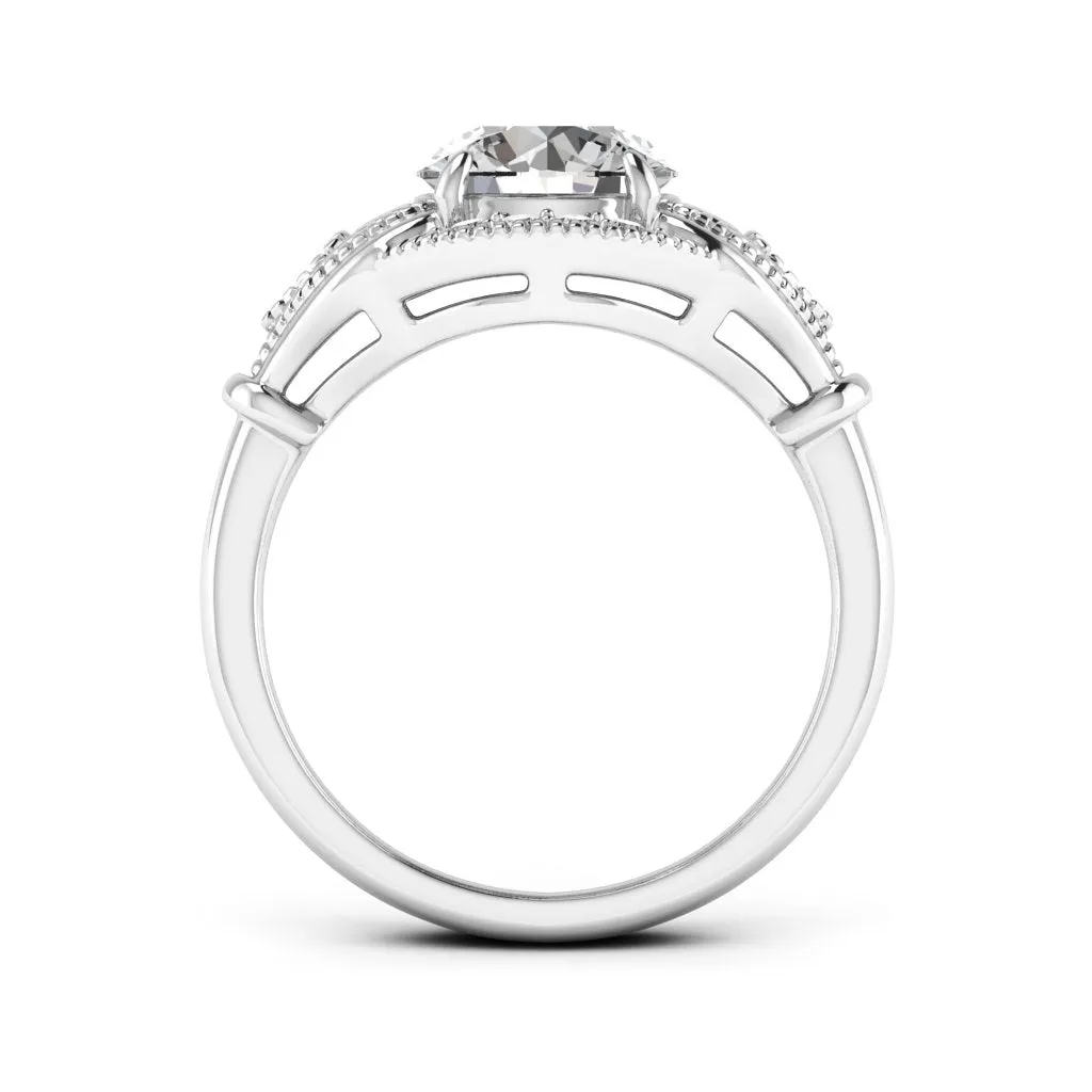 2.15 d.e.w cts Sophia Moissanite Ring