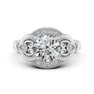 2.15 d.e.w cts Sophia Moissanite Ring