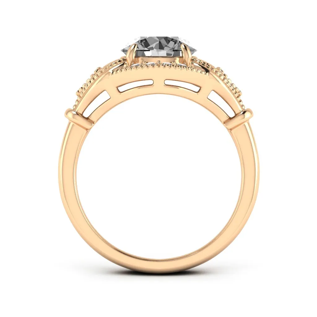 2.15 d.e.w cts Sophia Moissanite Ring