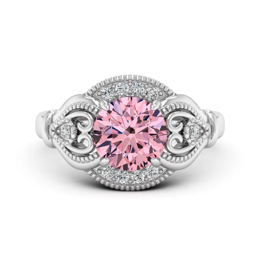 2.15 d.e.w cts Sophia Moissanite Ring