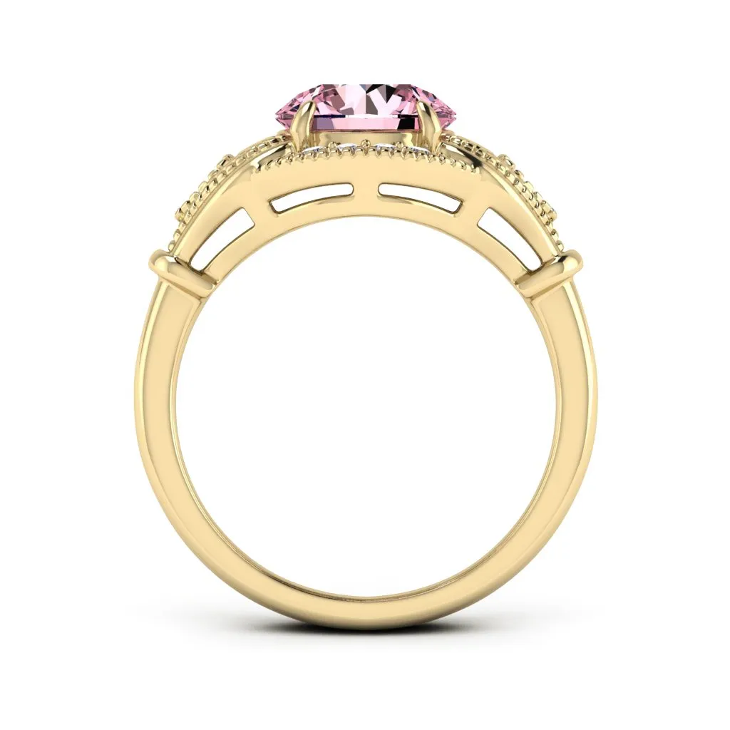 2.15 d.e.w cts Sophia Moissanite Ring