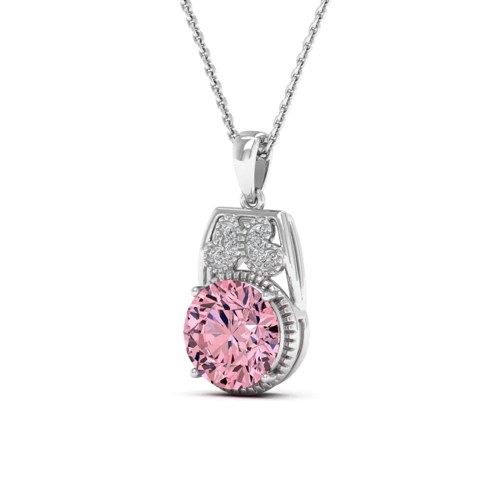 2.79 d.e.w cts Margaret Moissanite Necklace
