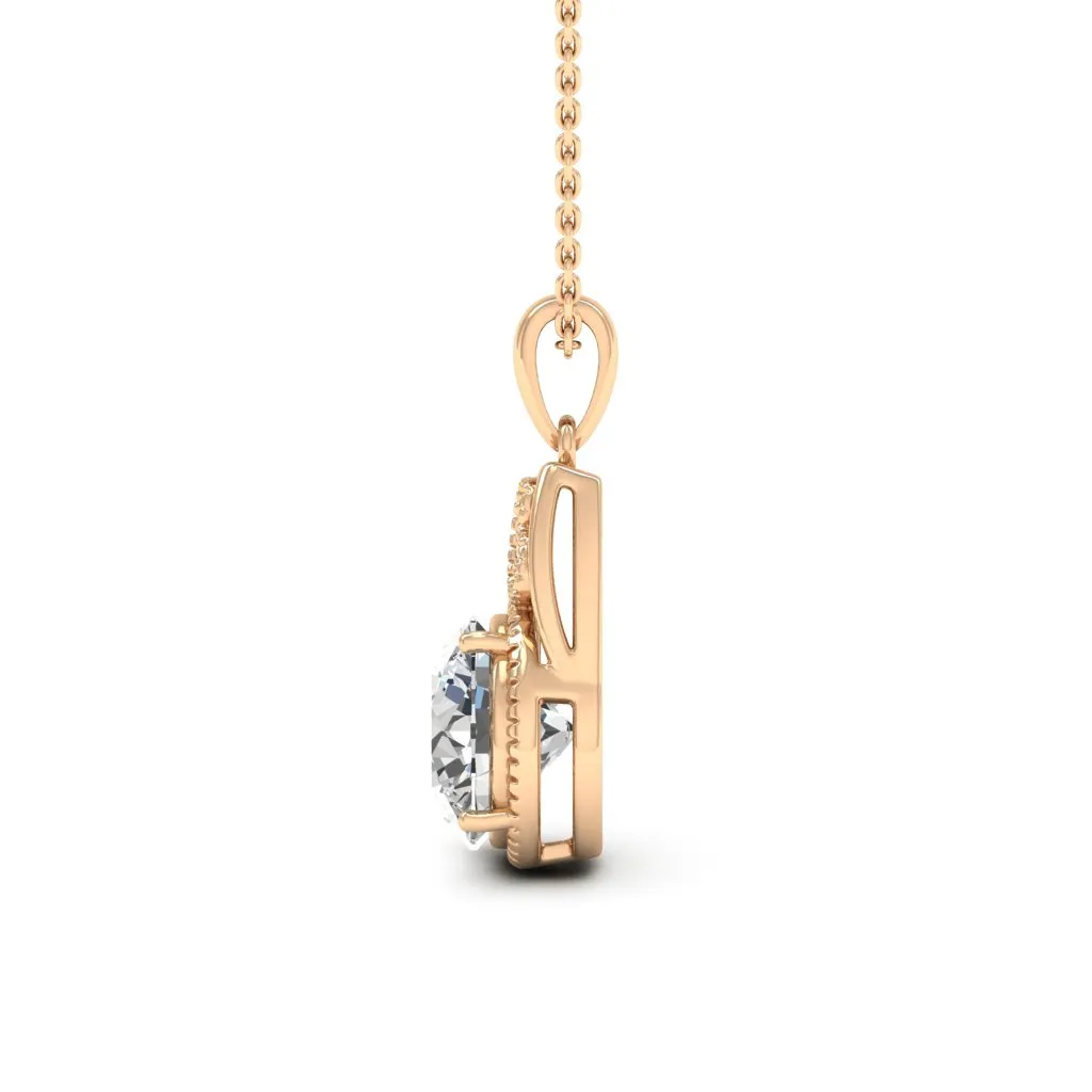 2.79 d.e.w cts Margaret Moissanite Necklace