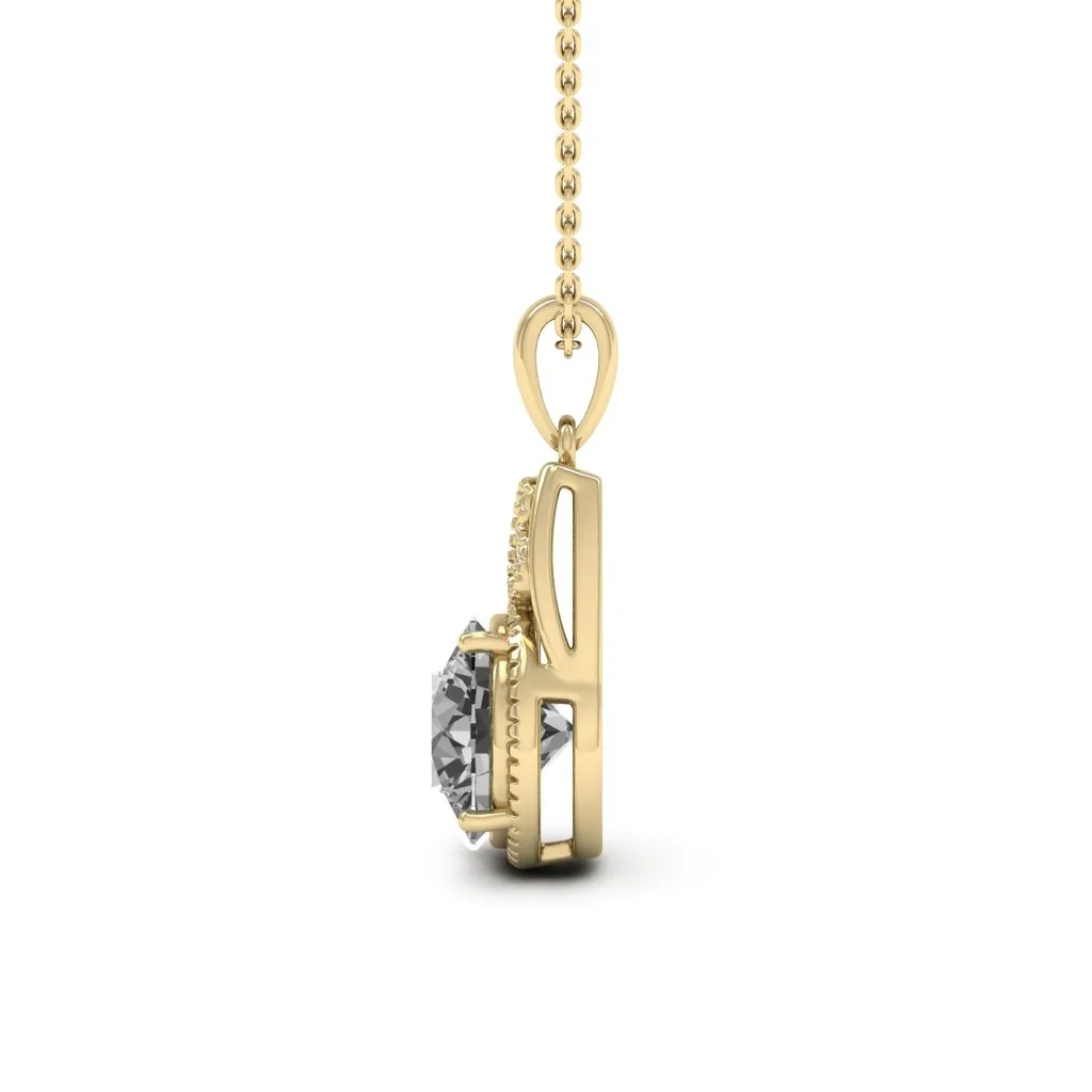 2.79 d.e.w cts Margaret Moissanite Necklace