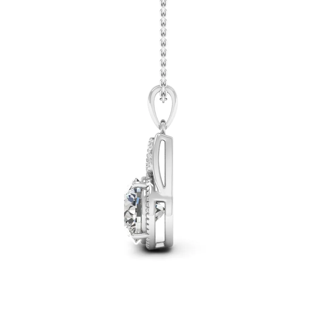 2.79 d.e.w cts Margaret Moissanite Necklace