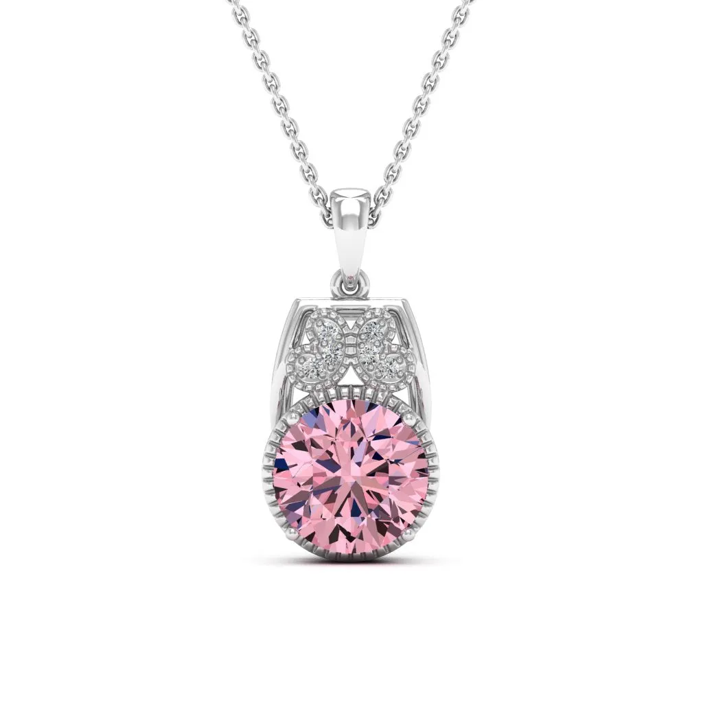 2.79 d.e.w cts Margaret Moissanite Necklace