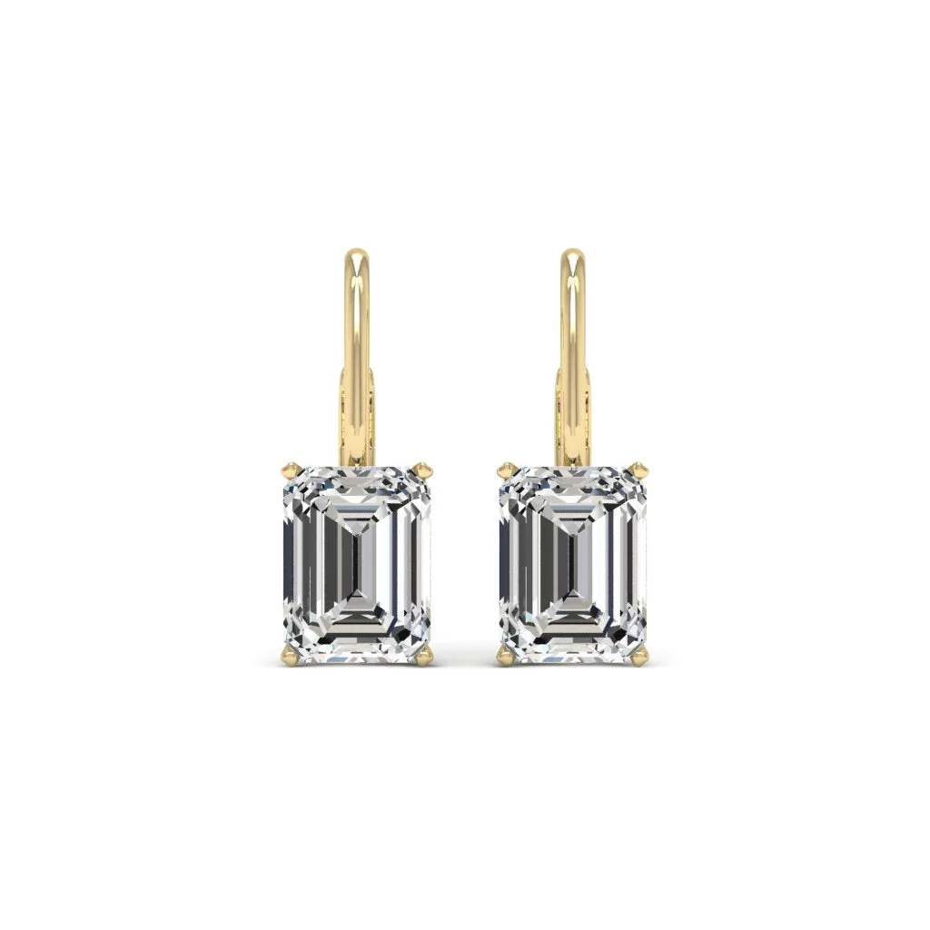 4.00 CTS DEW Moissanite Drop Earrings