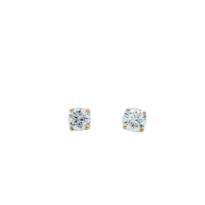 9ct Yellow Gold Round Lab Grown Diamond Stud Earrings TDW=0.35ct