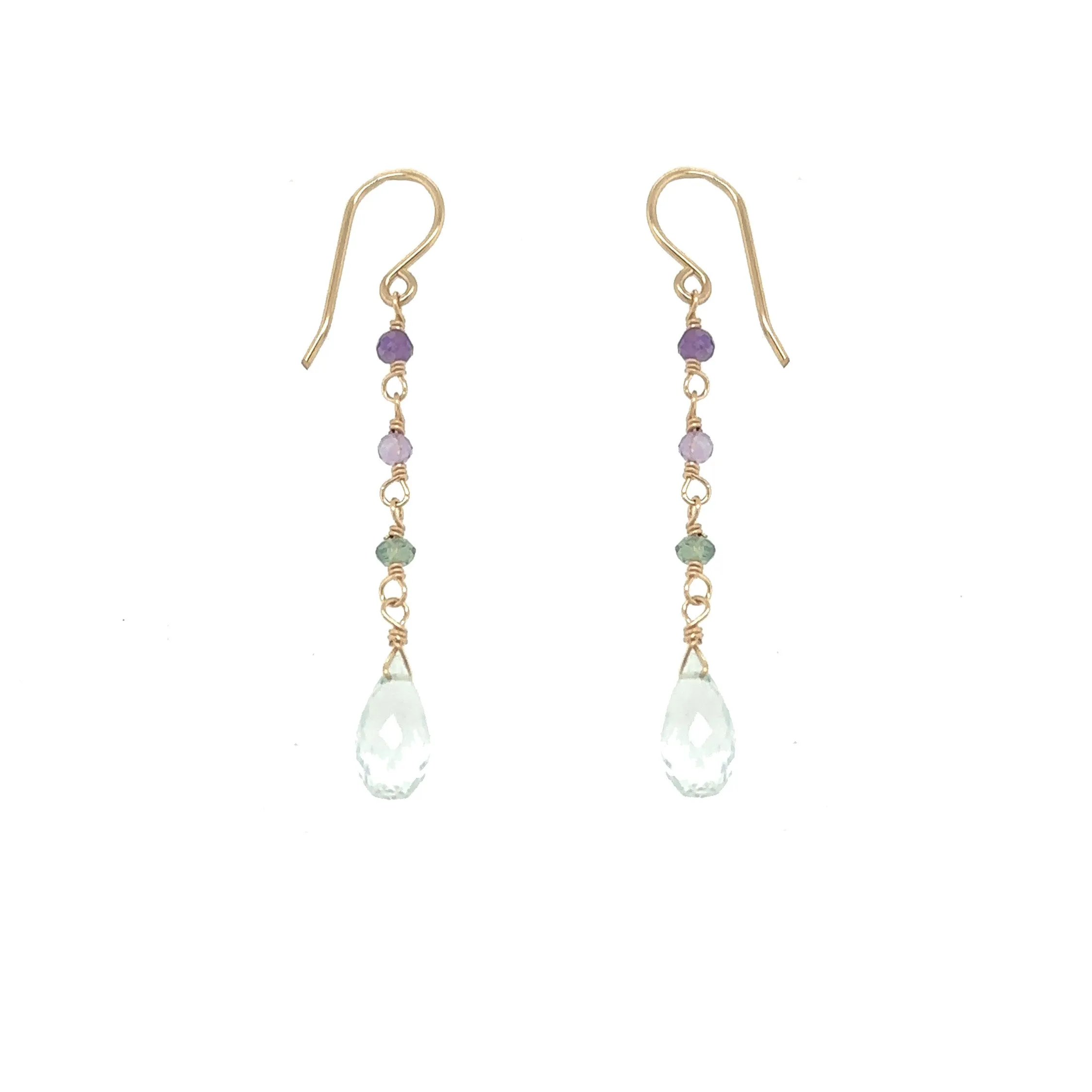 Agave Glow Gemstone Earrings