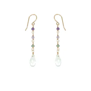 Agave Glow Gemstone Earrings