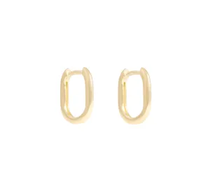 Akari Hoop Earrings 12mm - Solid Gold