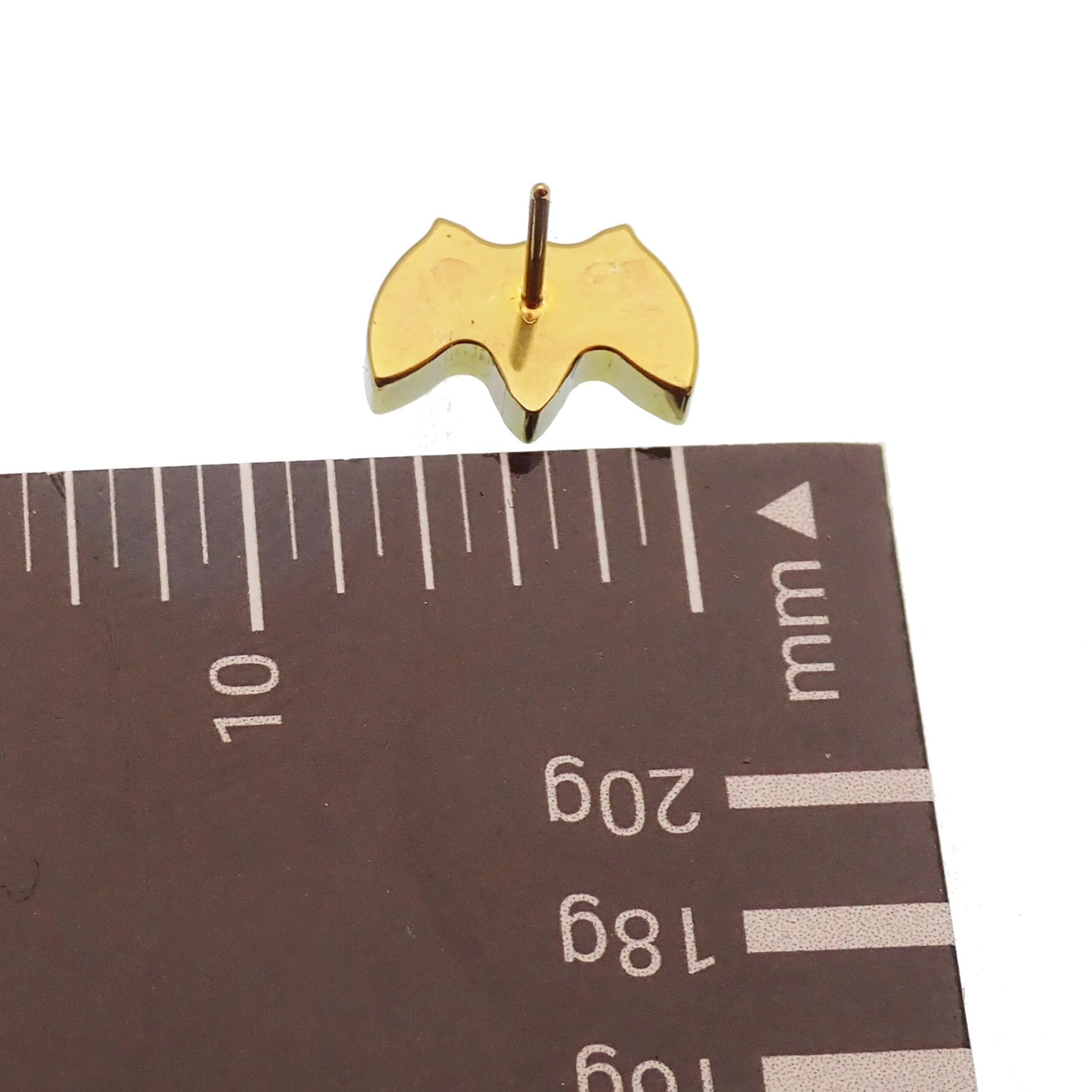 Alabone Shell Lotus Push Fit Flatback Titanium 20g, 18g, 16g, 14g