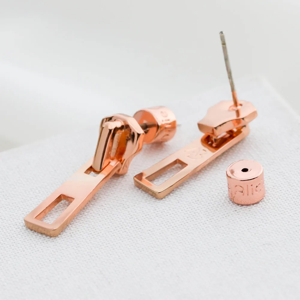 Alicia Bonnie The Zip Earrings