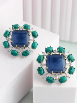 Amber Stud Earrings
