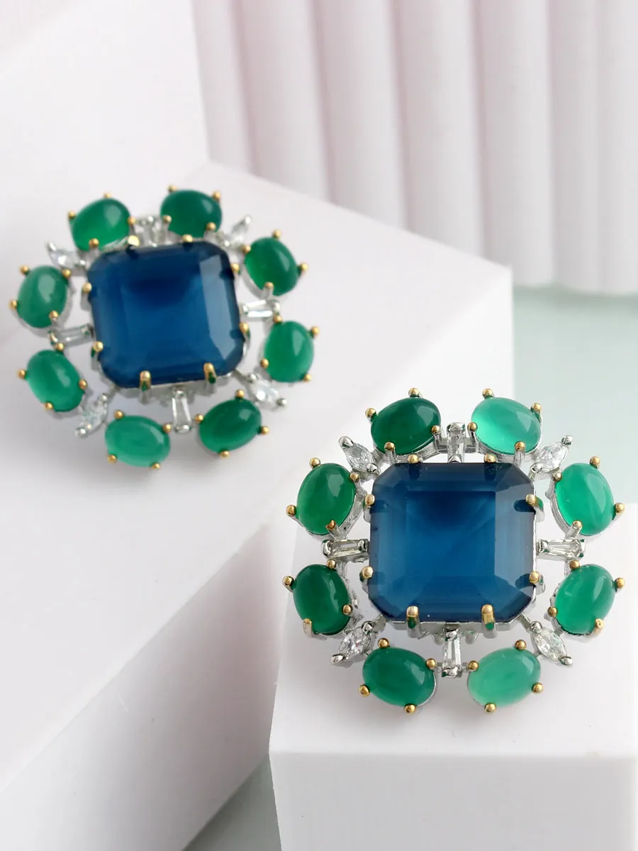 Amber Stud Earrings