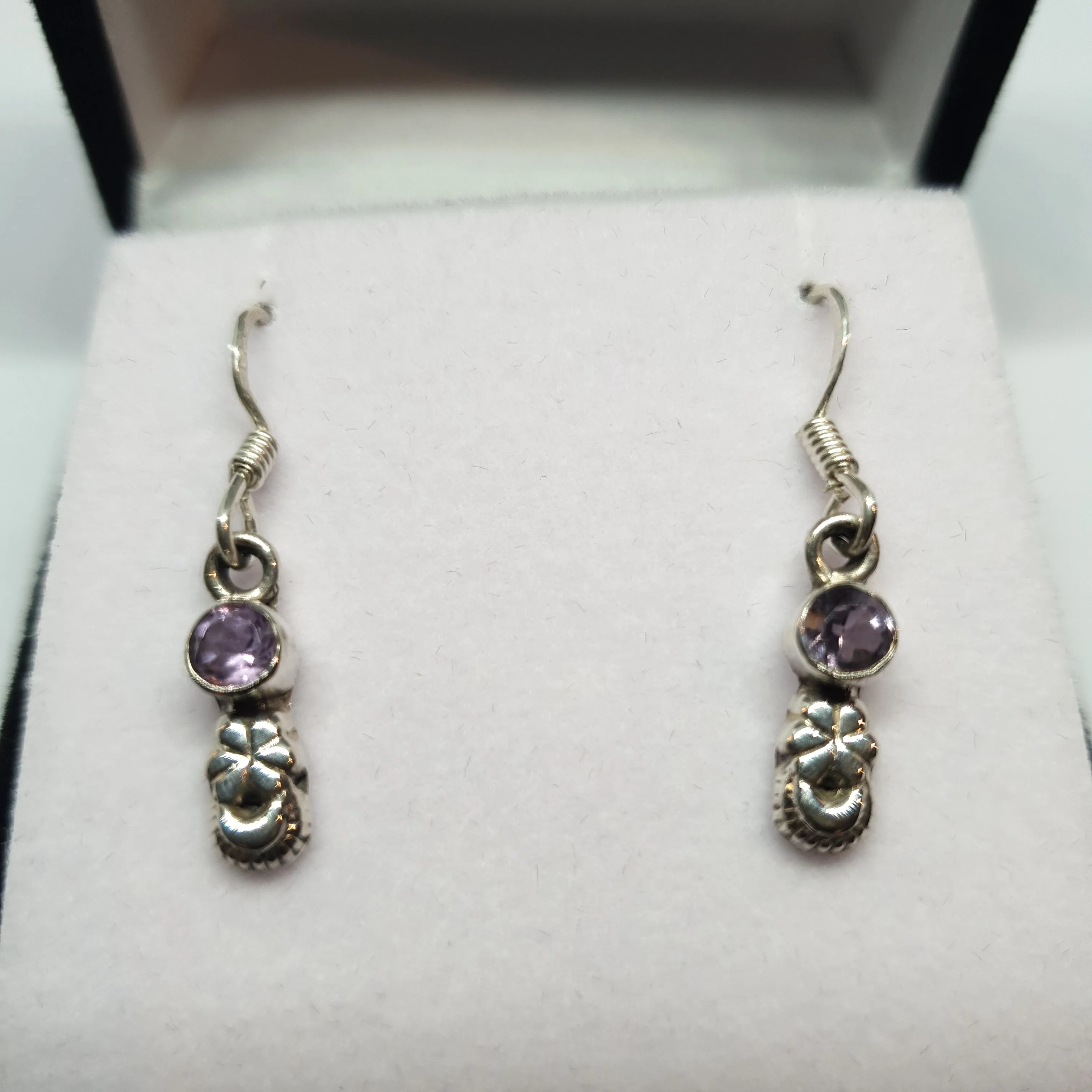 Amethyst 925 Sterling Silver Earrings
