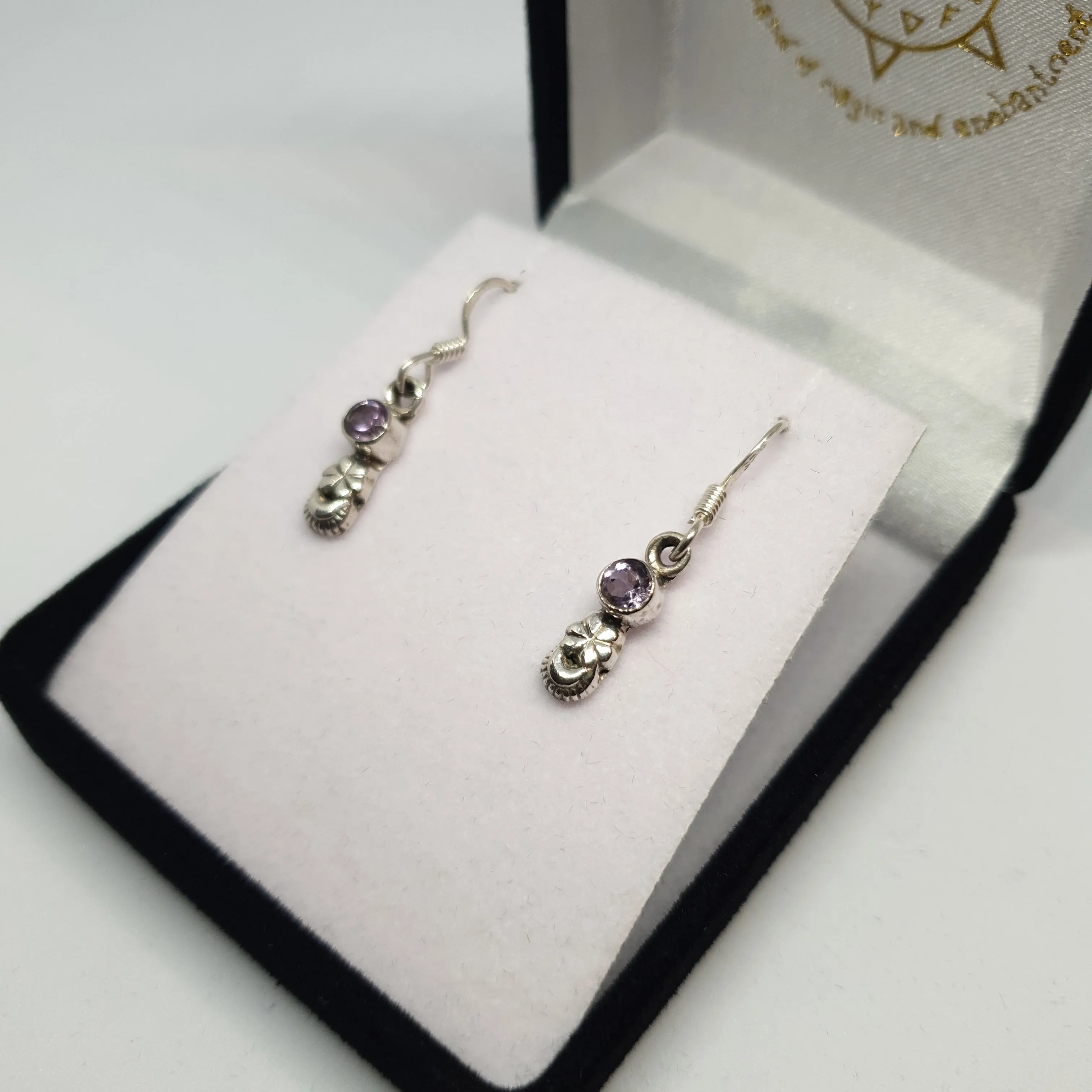 Amethyst 925 Sterling Silver Earrings