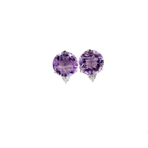 Amethyst Earring in .925 Sterling Silver - KST 53362