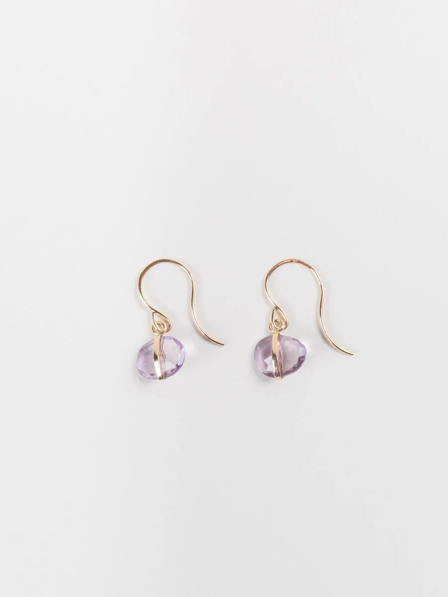 amethyst earrings