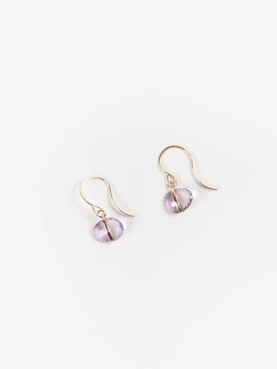 amethyst earrings