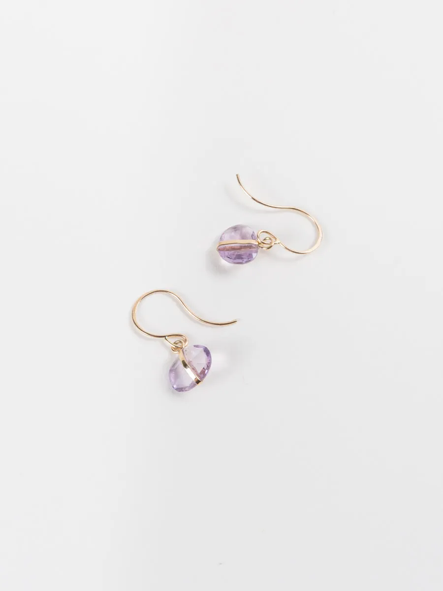 amethyst earrings