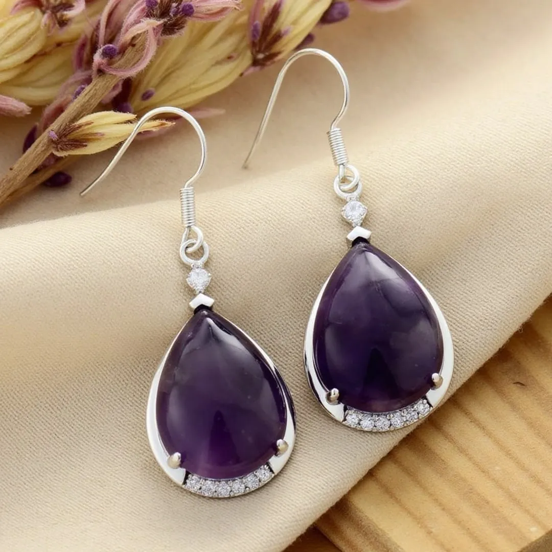 Amethyst "Drop" Earrings