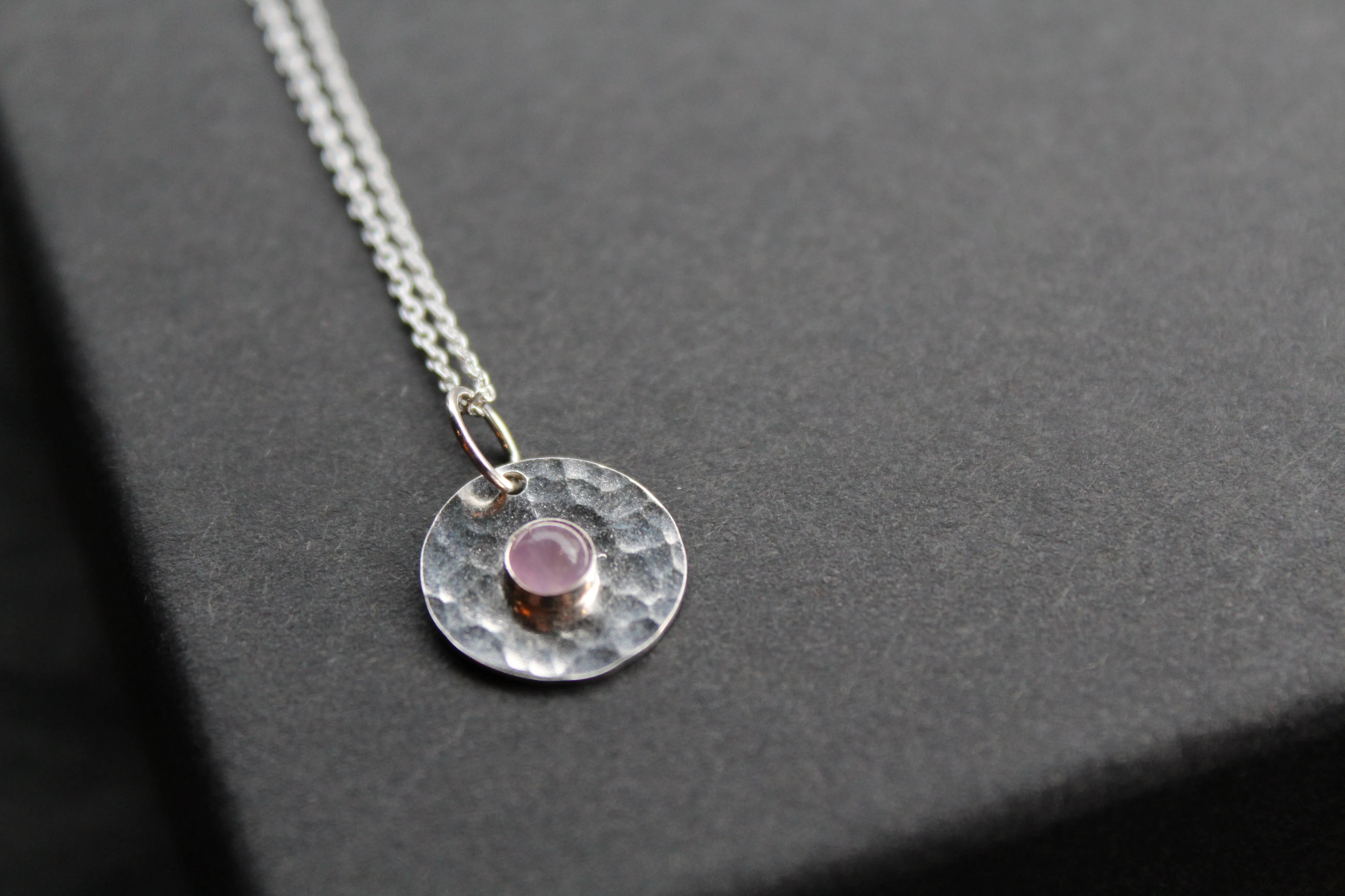 Amethyst Stone Set Necklace