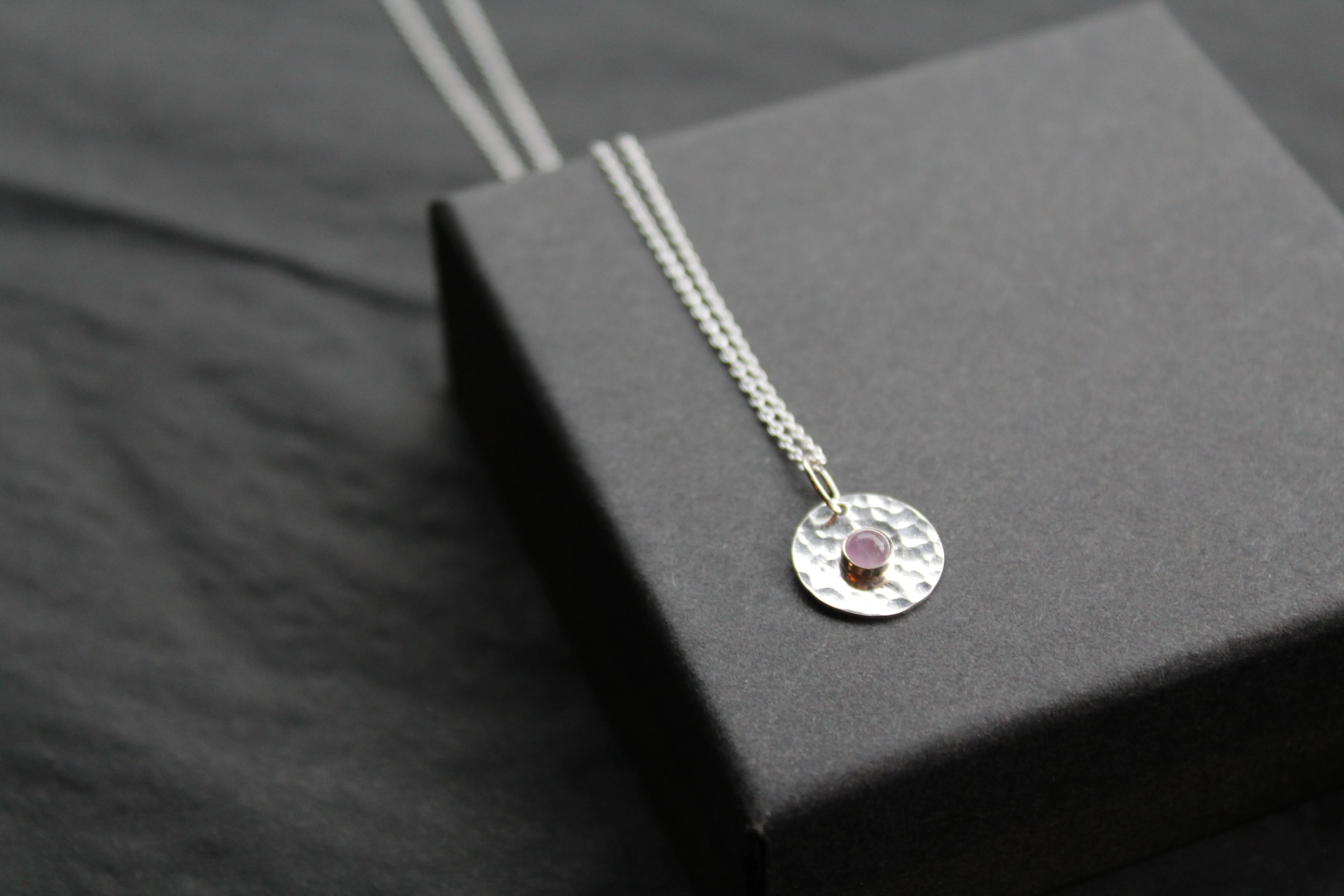 Amethyst Stone Set Necklace