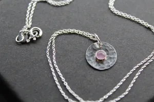 Amethyst Stone Set Necklace