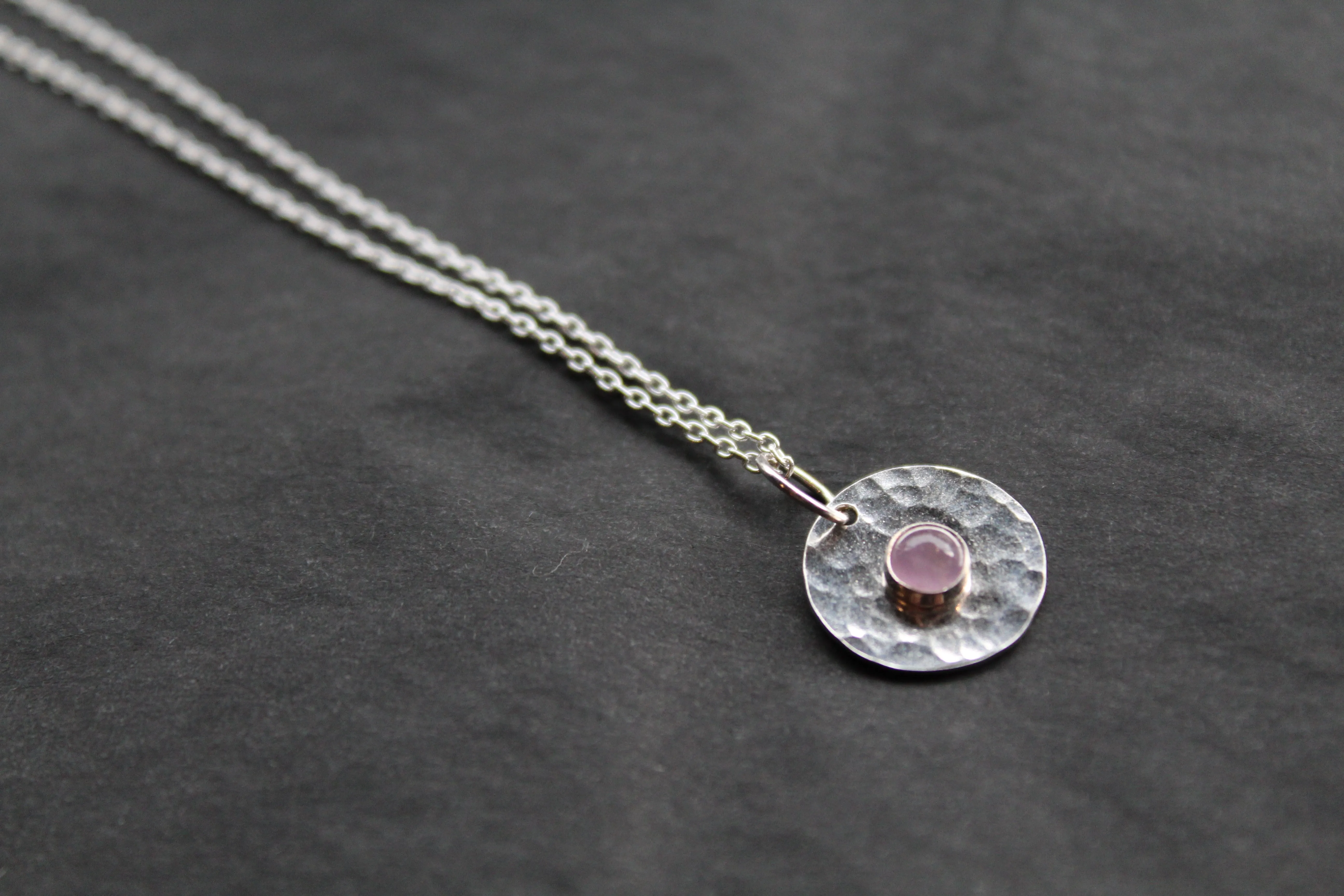 Amethyst Stone Set Necklace