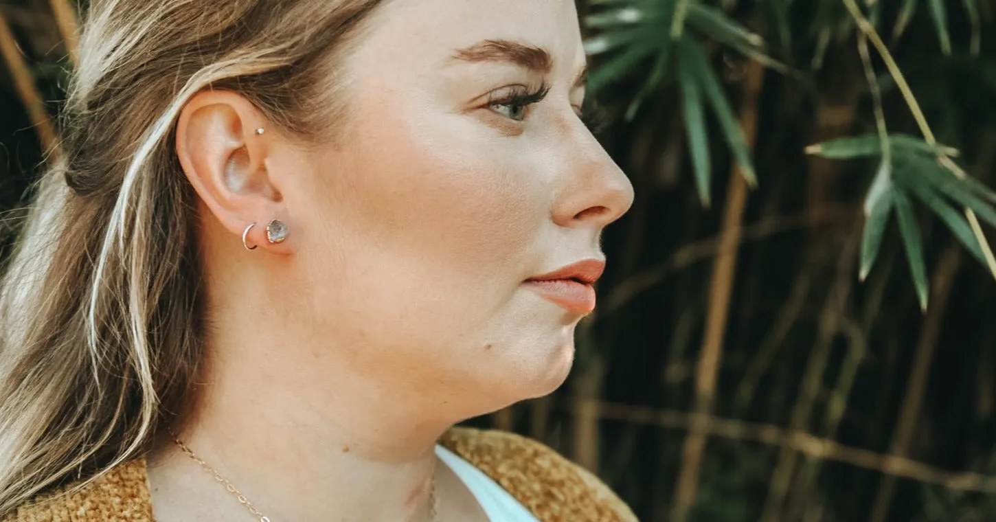 Amethyst Studs