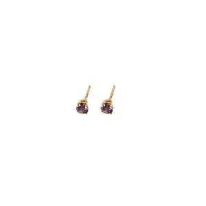 Amethyst Studs