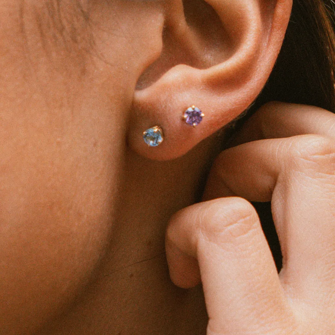 Amethyst Studs