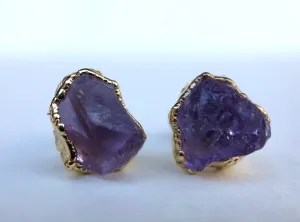 Amethyst Studs