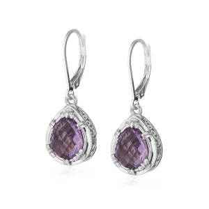 Anatoli Collection Lavender Amethyst Teardrop Earrings