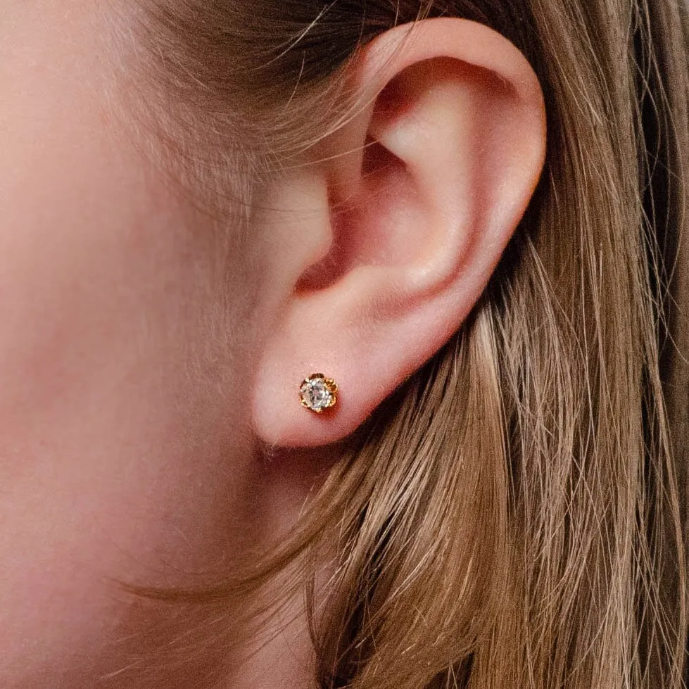 Antique Old Mine Cut Diamond Conversion Earrings