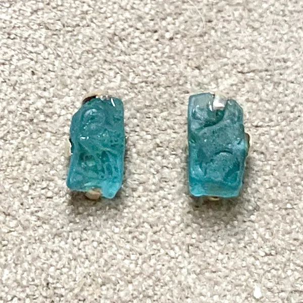 Apatite Rough Post Earrings