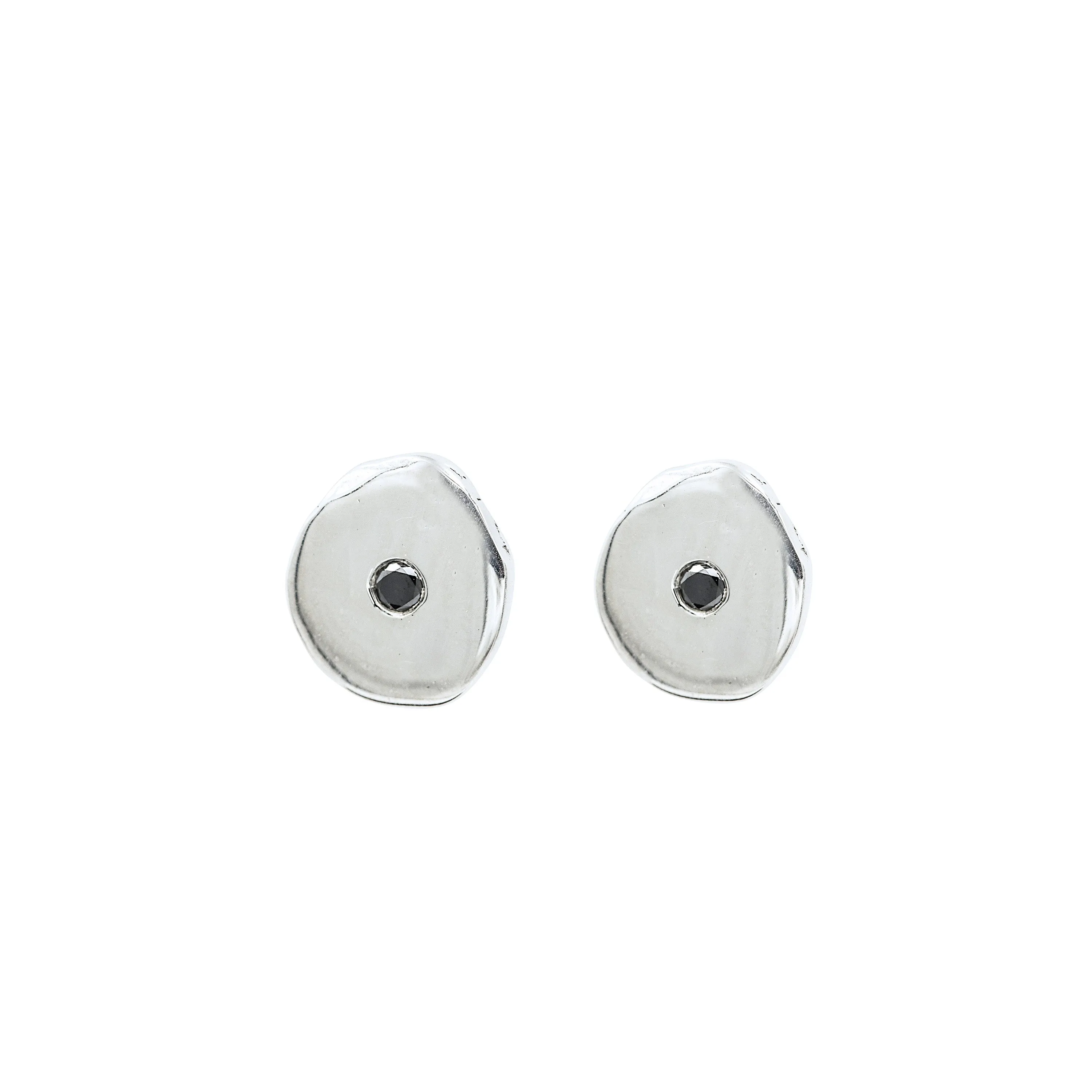 Black Diamond Stud Earrings